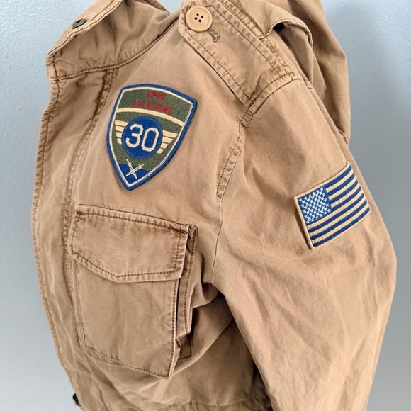 Express Tan Jacket with Black Patch - Picture 12 of 15